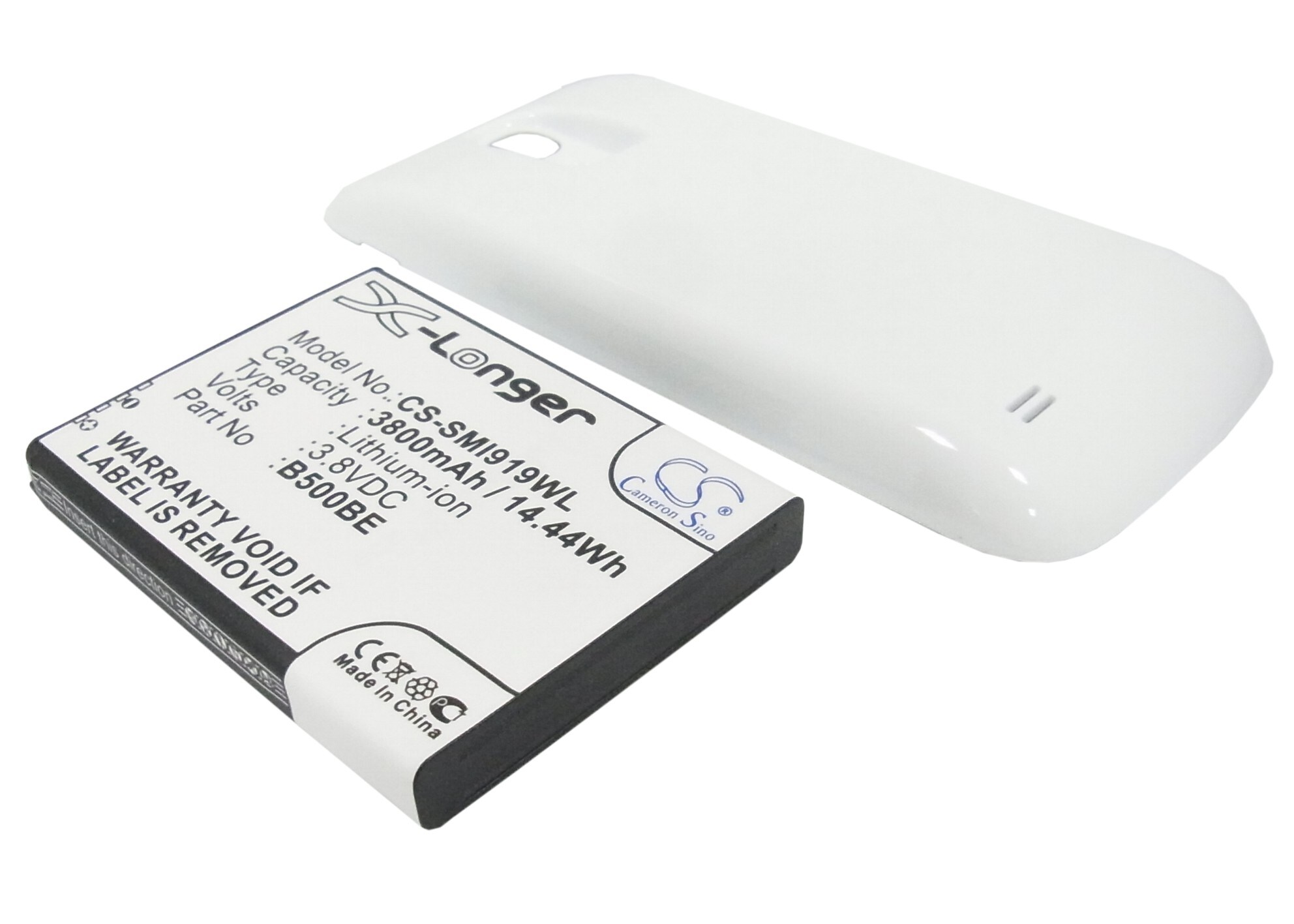 Batteri til mobiltelefon, smarttelefon for Samsung GT-i9190, Galaxy S4 Mini, GT-i9195 m.fl.