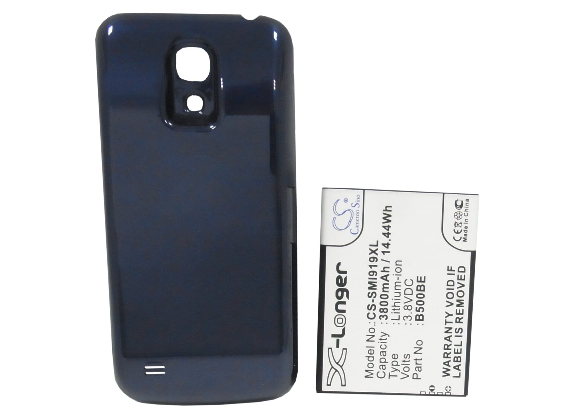 Batteri til mobiltelefon, smarttelefon for Samsung GT-i9190, Galaxy S4 Mini, GT-i9195 m.fl.