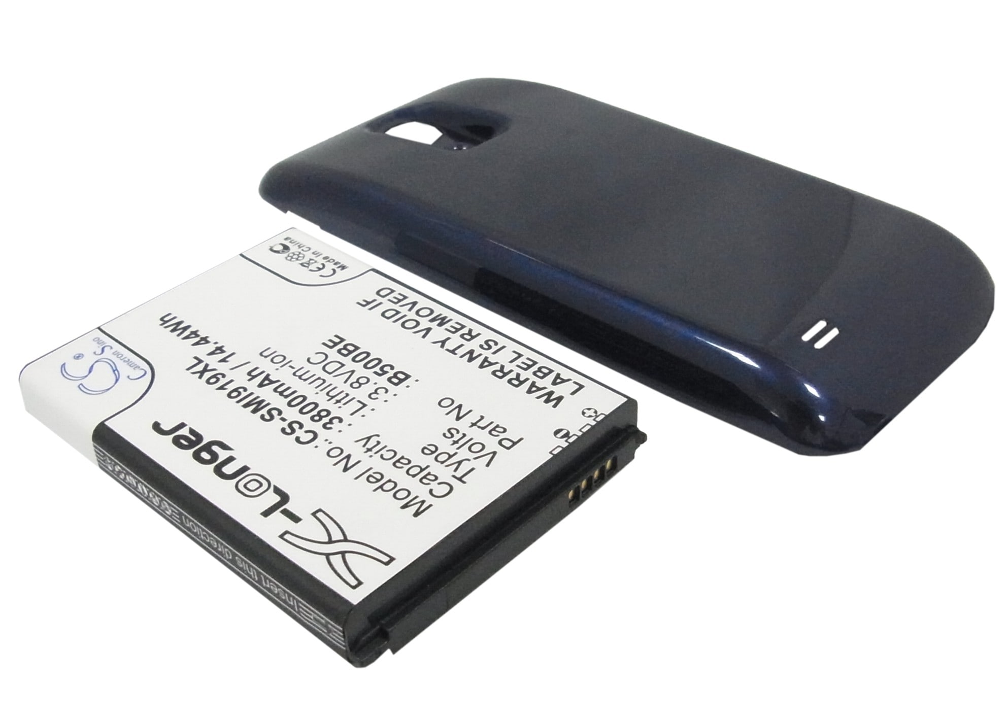 Batteri til mobiltelefon, smarttelefon for Samsung GT-i9190, Galaxy S4 Mini, GT-i9195 m.fl.