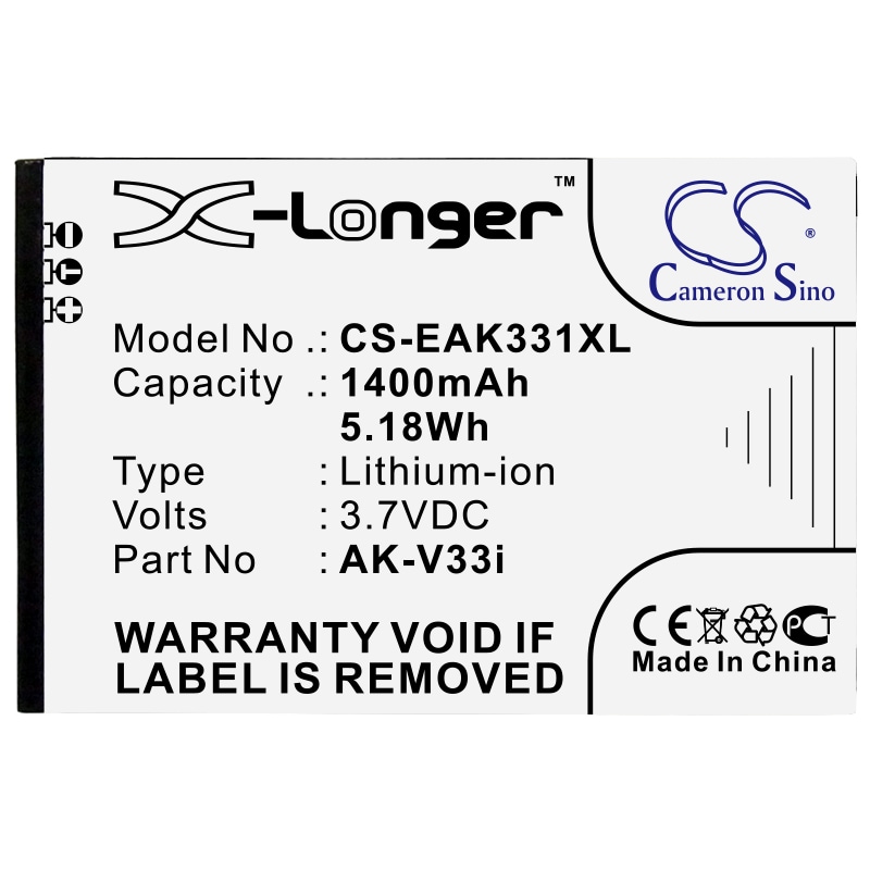 Batteri til mobiltelefon, smarttelefon for Emporia Care Plus, CAREplus, SafetyPremium m.fl.