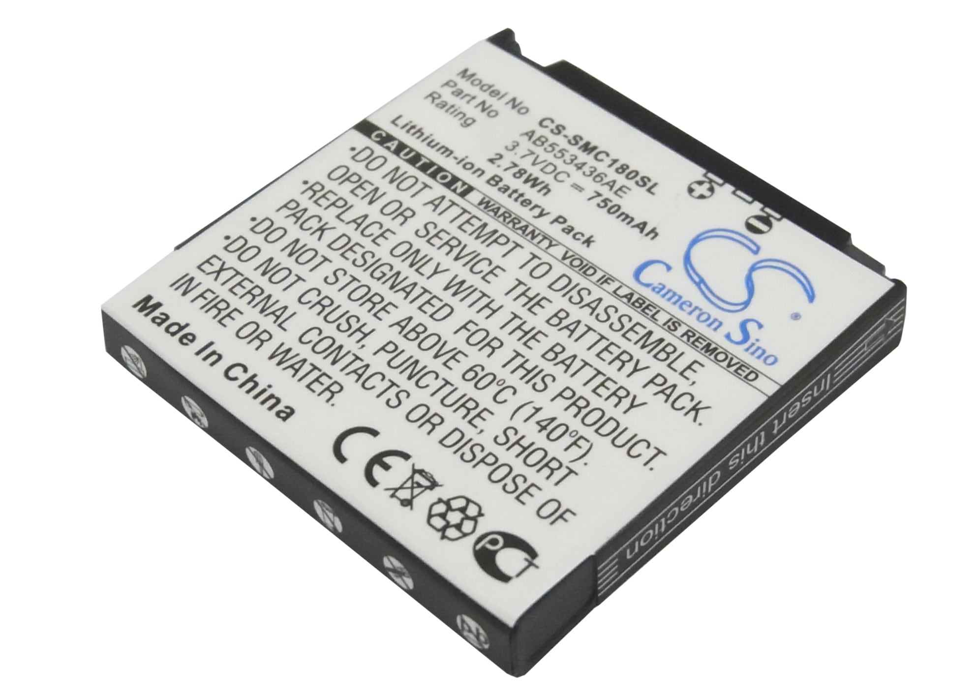 Batteri til mobiltelefon, smarttelefon for Samsung SGH-C170, SGH-C180