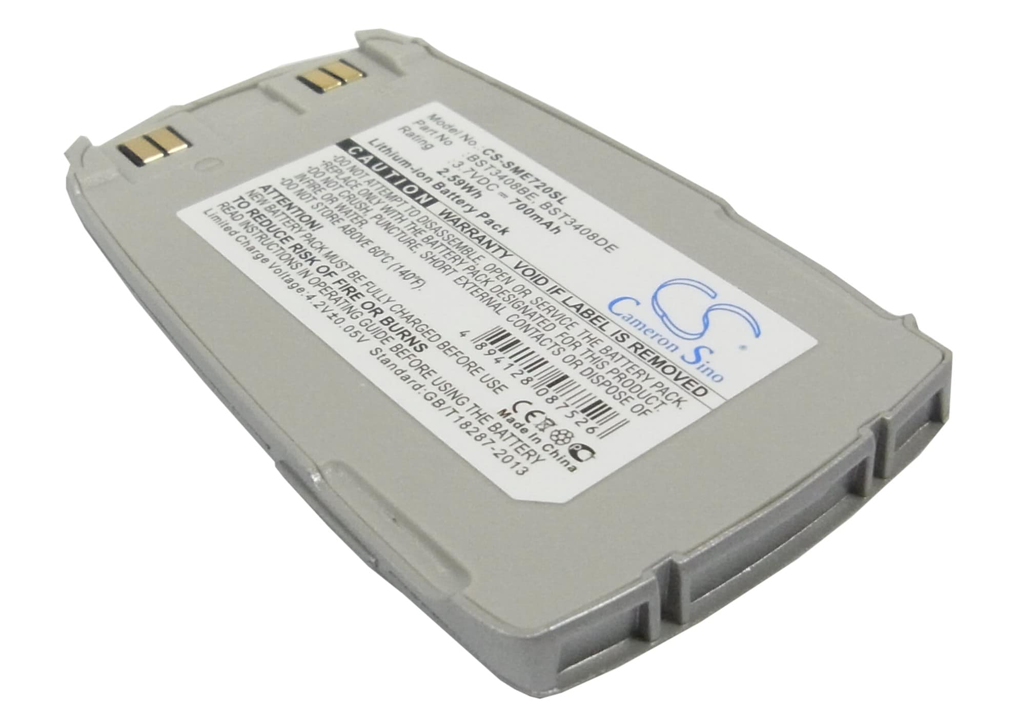 Batteri til mobiltelefon, smarttelefon for Samsung SGH-E720, SGH-E728