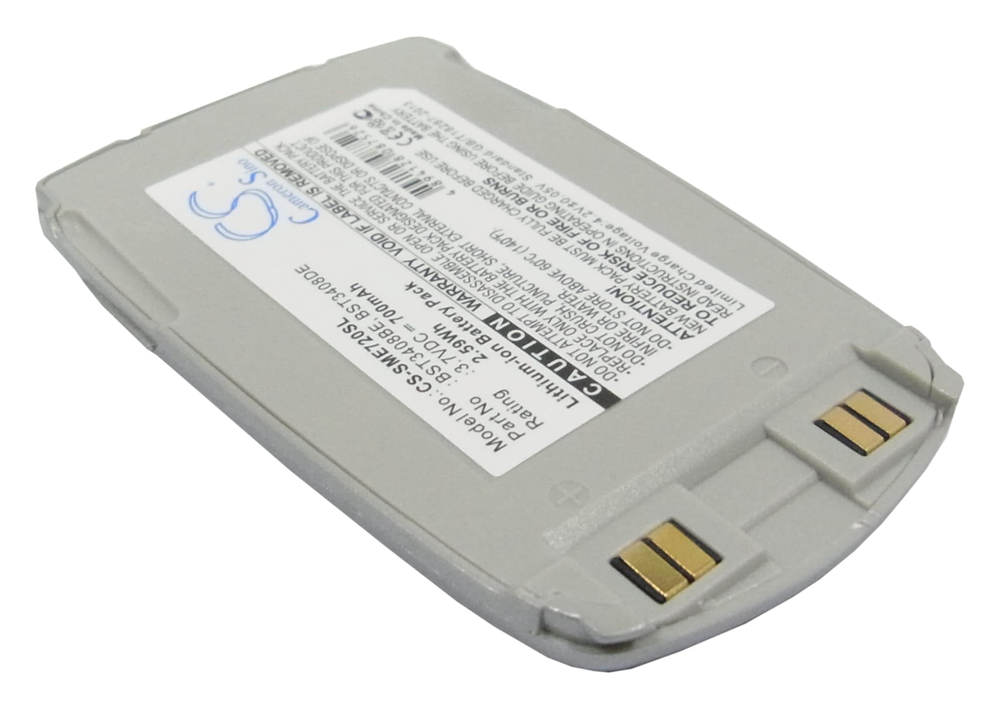 Batteri til mobiltelefon, smarttelefon for Samsung SGH-E720, SGH-E728