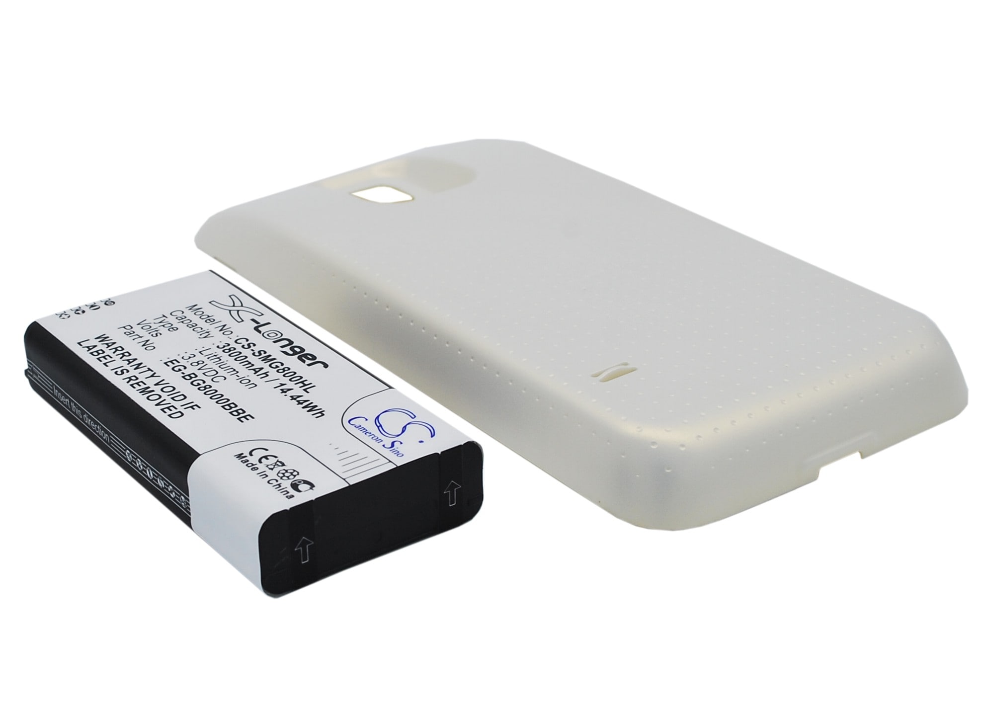 Batteri til mobiltelefon, smarttelefon for Samsung Galaxy S5 Mini, SM-G800A, SM-G800F m.fl.