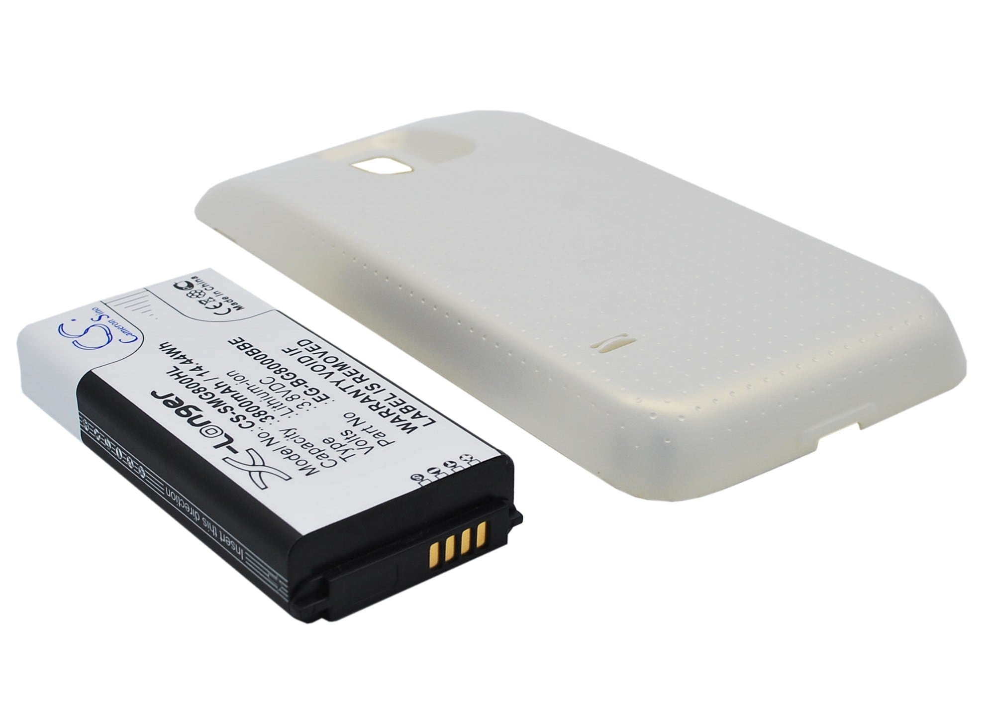 Batteri til mobiltelefon, smarttelefon for Samsung Galaxy S5 Mini, SM-G800A, SM-G800F m.fl.
