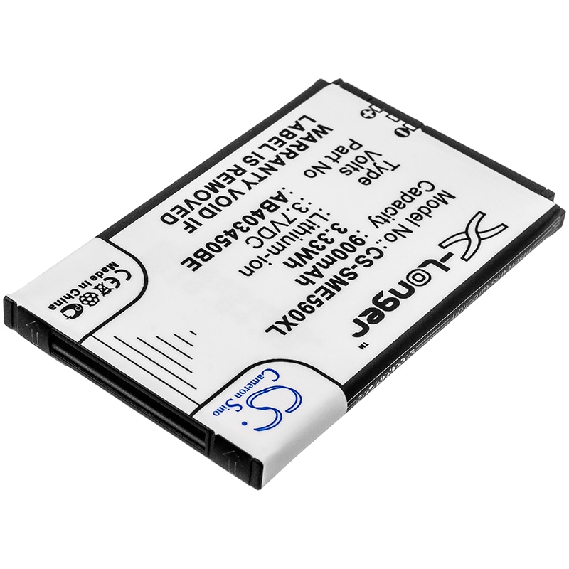 Batteri til mobiltelefon, smarttelefon for Samsung SGH-E590, SGH-E598, SGH-E790 m.fl.