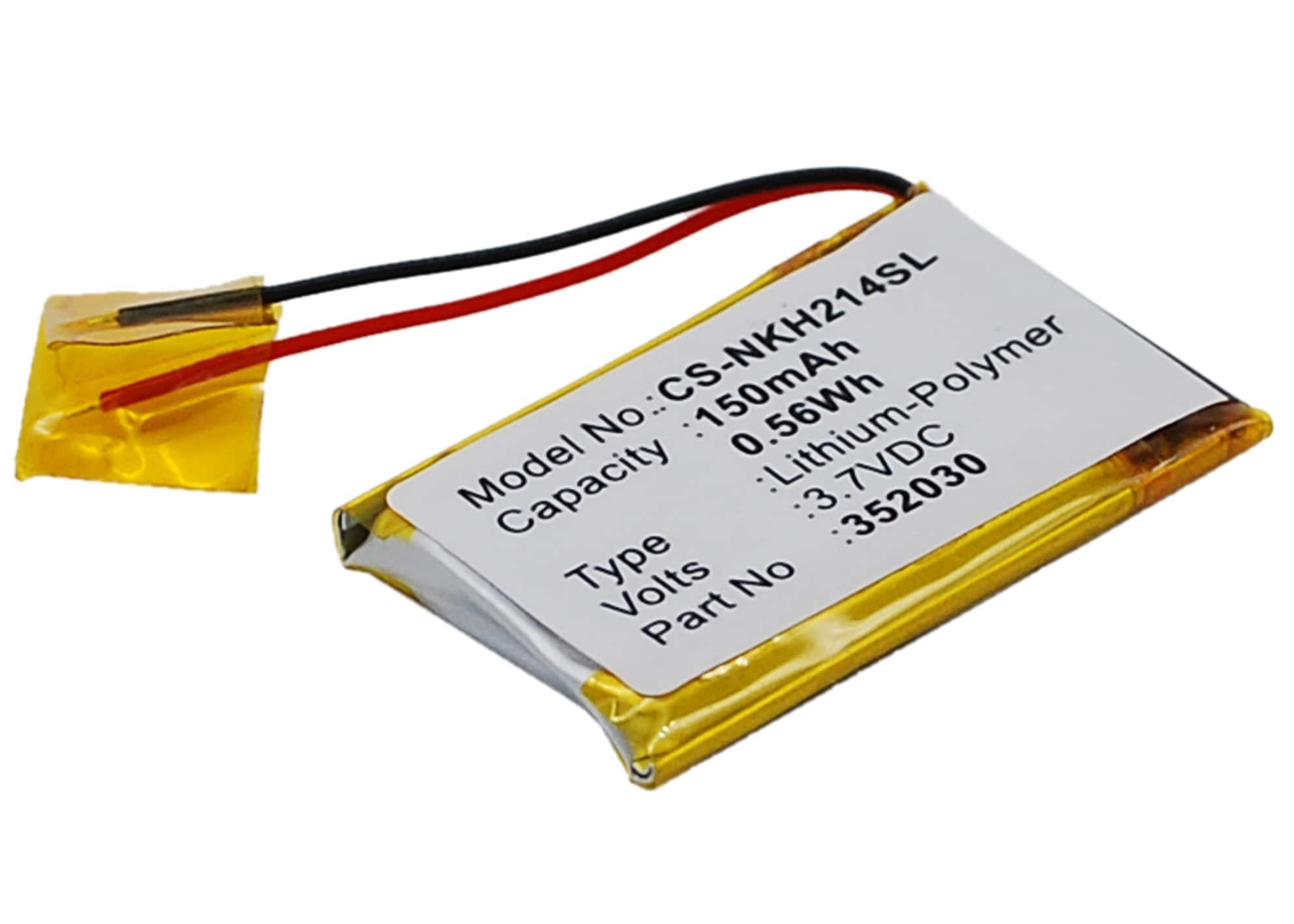 Batteri til trådløst headset for Nokia BH-214, BH-111