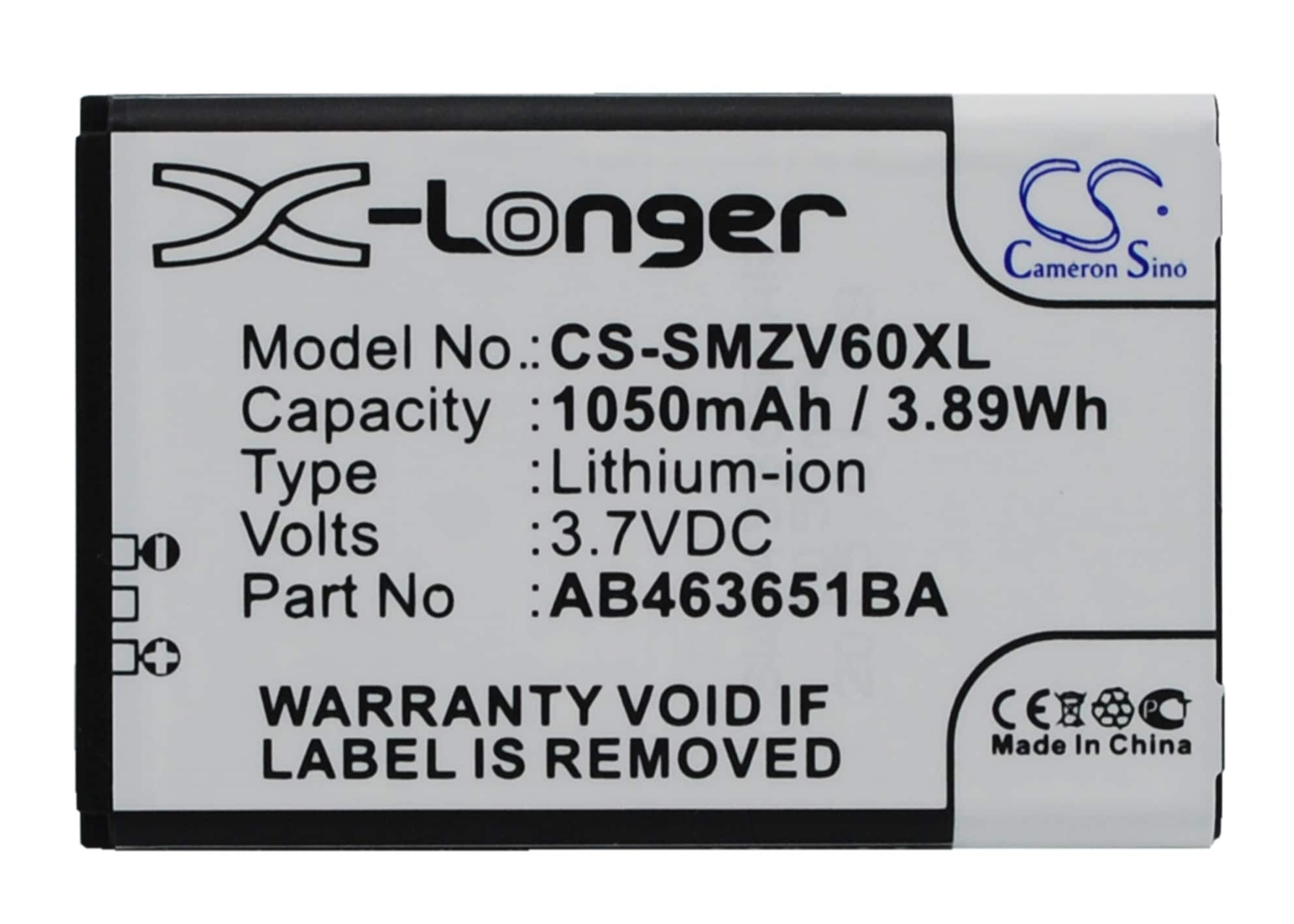 Batteri til mobiltelefon, smarttelefon for Samsung Katalyst T739, SGH-T739 Katalyst m.fl.