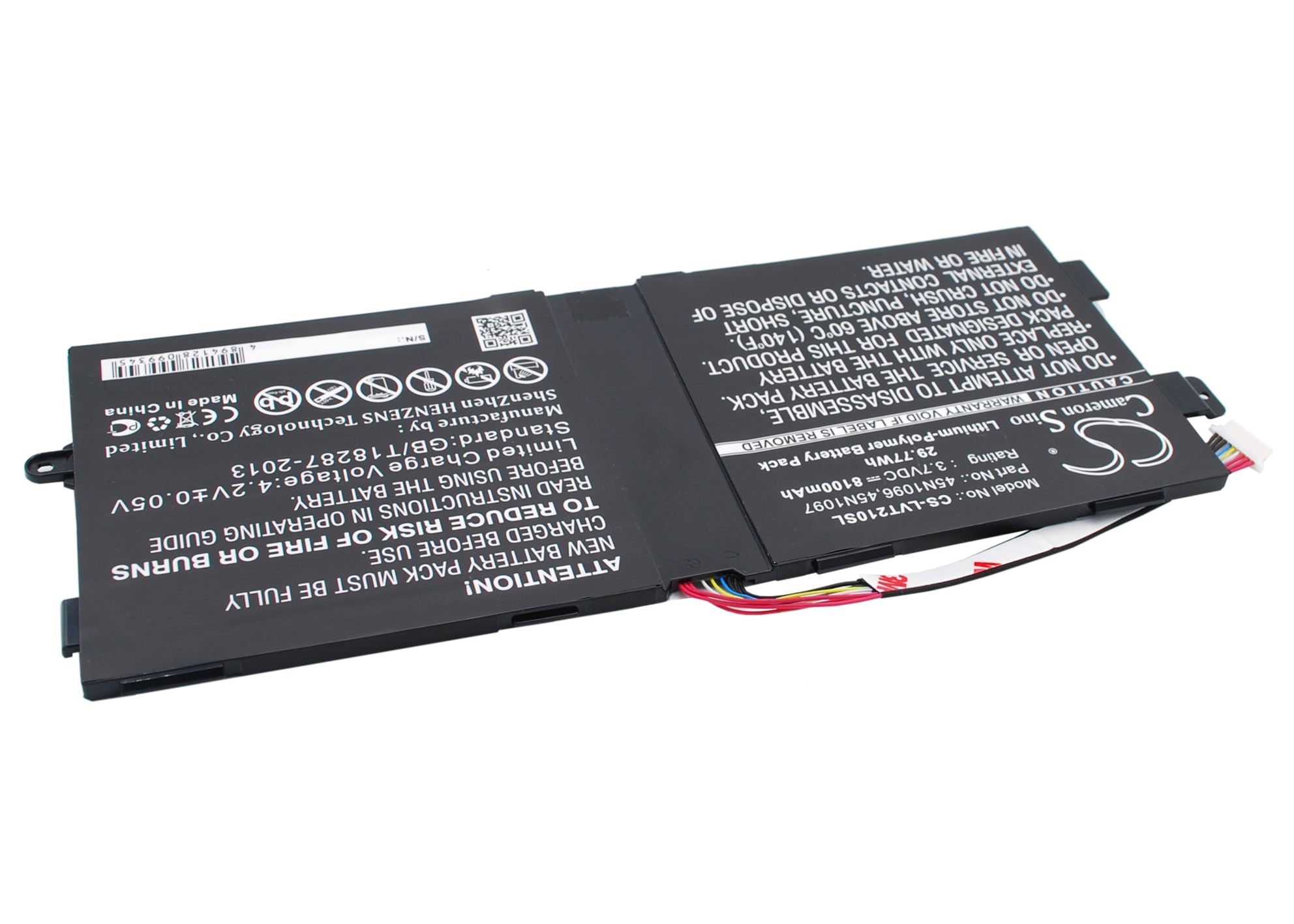Batteri til nettbrett for Lenovo ThinkPad Tablet 2, ThinkPad Tablet 2 10,1 tommer