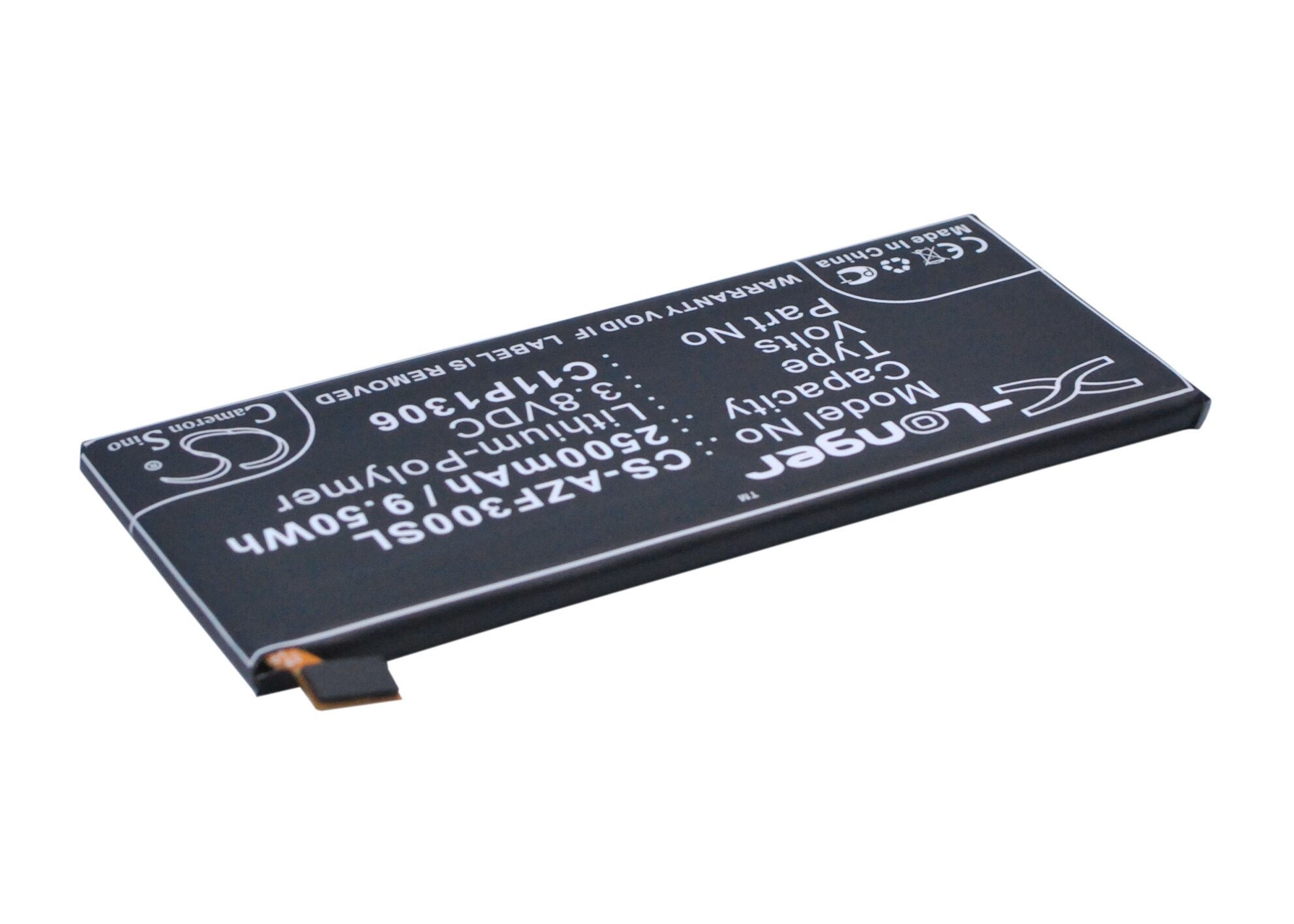 Batteri til mobiltelefon, smarttelefon for Asus PadFone3, A86
