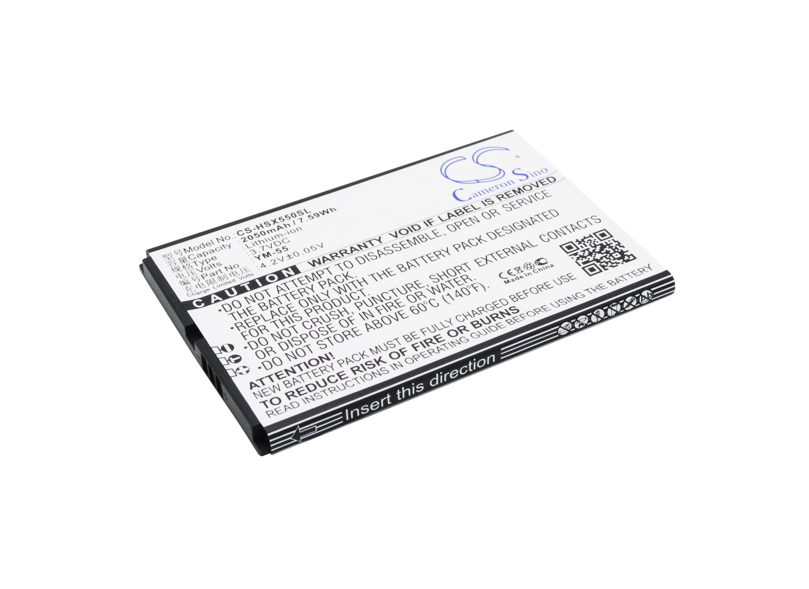 Batteri til mobiltelefon, smarttelefon for Hasee X55, X55 Pro 4G