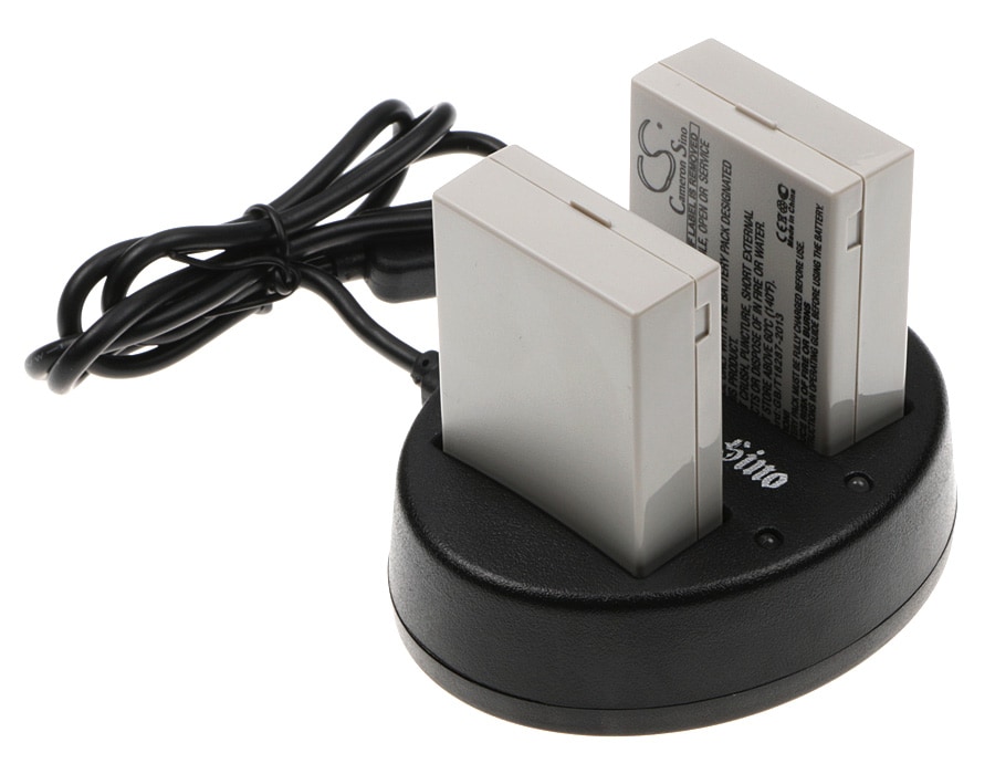 Batteri til sminkespeil for Canon EOS 550D, Rebel T2i, EOS 600D m.fl.
