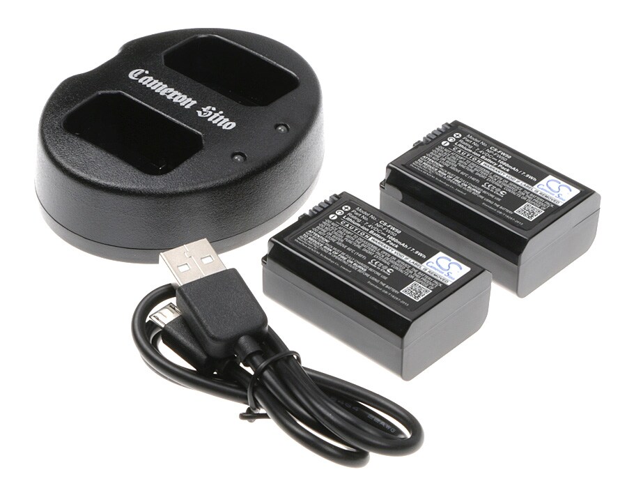 Batteri til sminkespeil for Sony NEX-5, NEX-5A, NEX-5K m.fl.