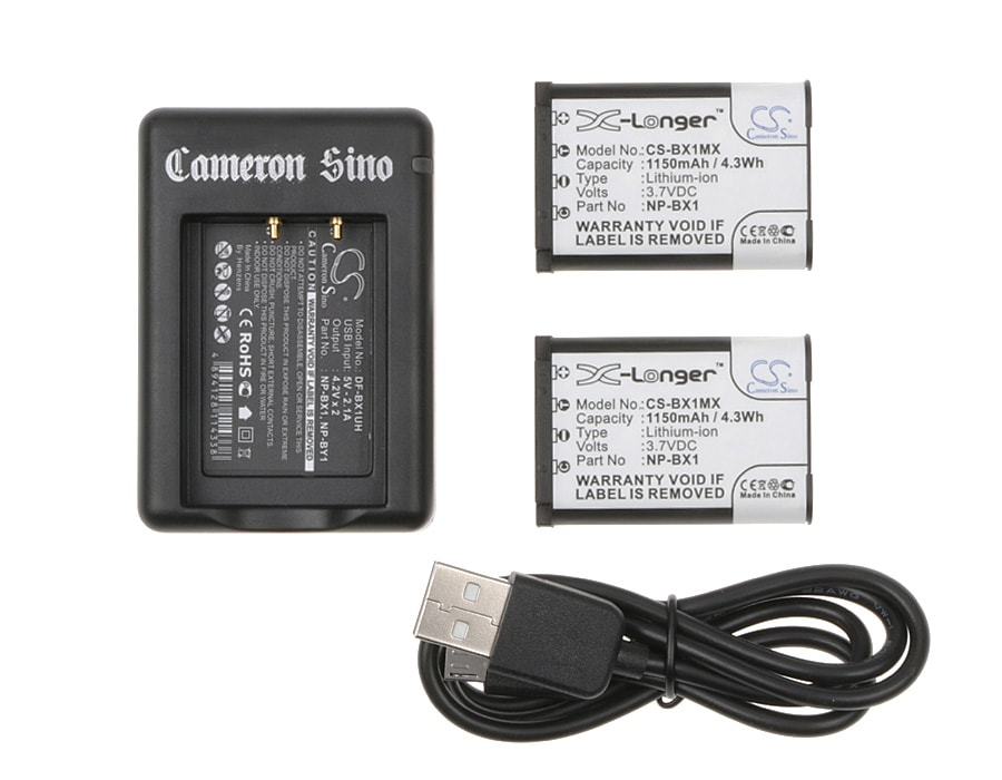 Batteri til sminkespeil for Sony Cyber-shot DSC-RX100, Cyber-shot DSC-RX100/B m.fl.