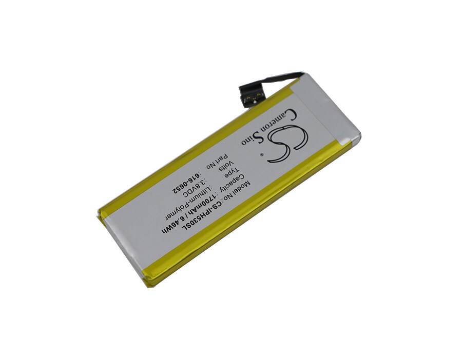 Batteri til sminkespeil for Apple iPhone 5s, iPhone 5C, iPhone Light 32 GB m.fl.
