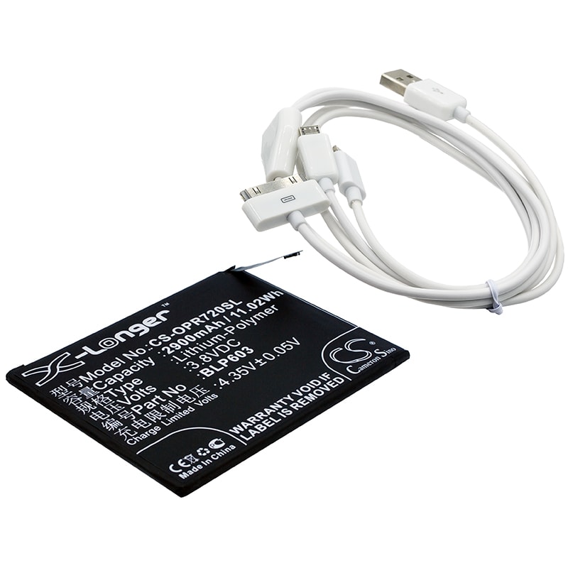 Batteri til sminkespeil for Oppo R7S, R7ST, R7SM