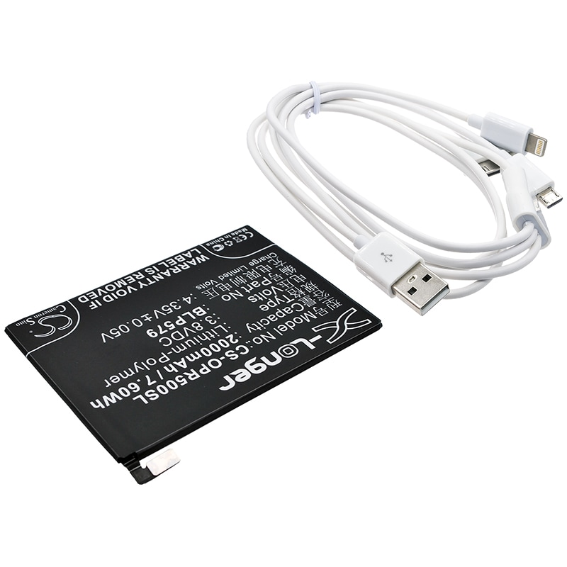 Batteri til sminkespeil for Oppo R5, R8107, R8109
