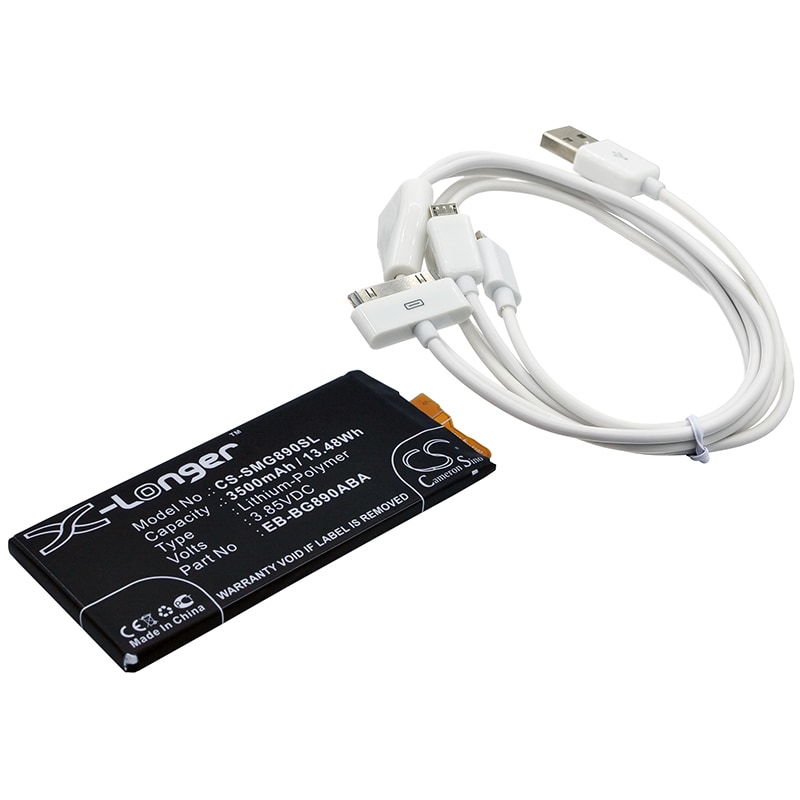 Batteri til mobiltelefon, smarttelefon for Samsung Galaxy S6 Active, Galaxy S6 Active LTE-A m.fl.