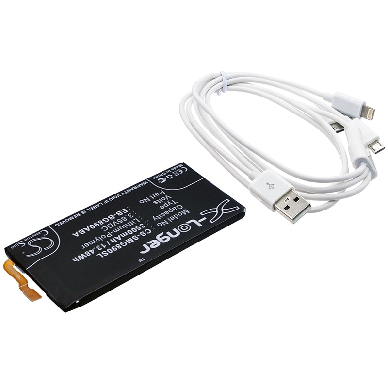 Batteri til mobiltelefon, smarttelefon for Samsung Galaxy S6 Active, Galaxy S6 Active LTE-A m.fl.