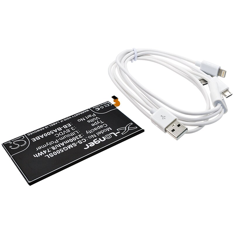 Batteri til sminkespeil for Samsung Galaxy A5, SM-A500H, SM-A5000 m.fl.