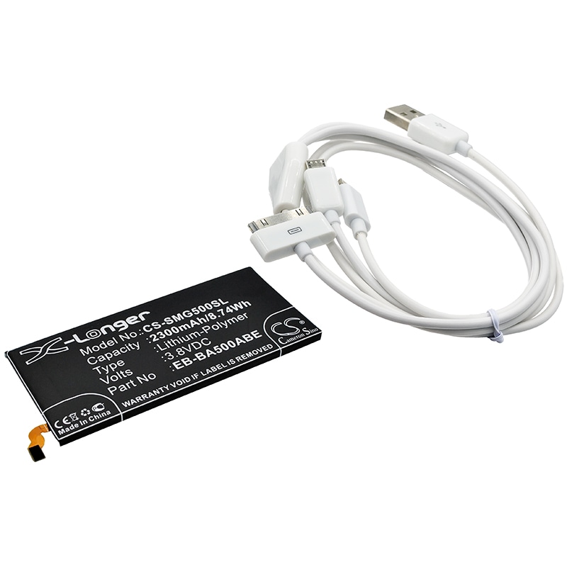 Batteri til sminkespeil for Samsung Galaxy A5, SM-A500H, SM-A5000 m.fl.