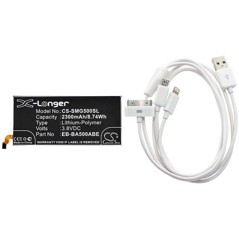 Batteri til sminkespeil for Samsung Galaxy A5, SM-A500H, SM-A5000 m.fl.