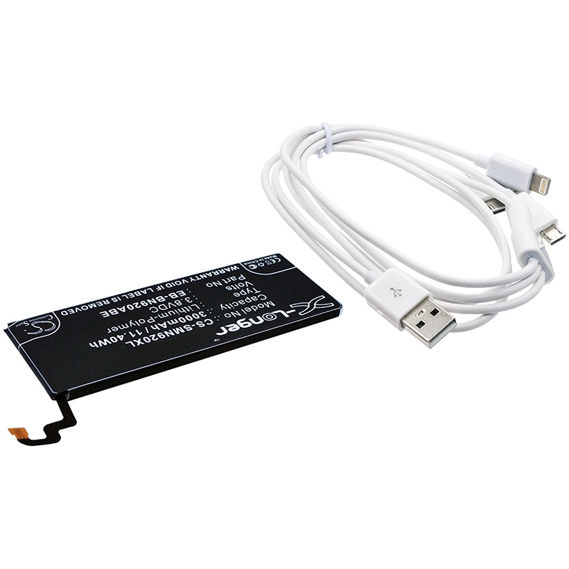 Batteri til sminkespeil for Samsung Galaxy Note 5, SM-N920A, SM-N920R4 m.fl.