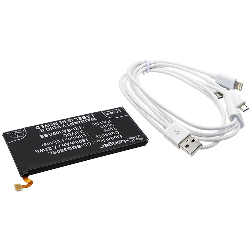 Batteri til sminkespeil for Samsung Galaxy A3, SM-A3009, SM-A3000 m.fl.