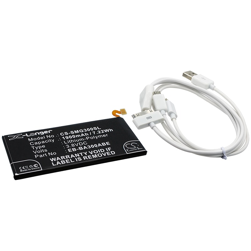Batteri til sminkespeil for Samsung Galaxy A3, SM-A3009, SM-A3000 m.fl.