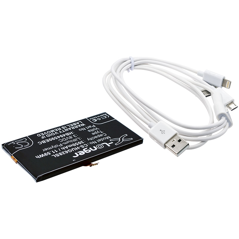 Batteri til sminkespeil for Huawei Ascend G628, Honor 7, Ascend G628-TL00 m.fl.