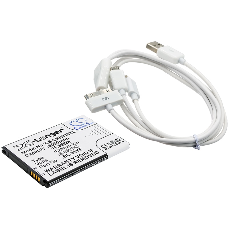 Batteri til sminkespeil for LG G4, H815T, H818P m.fl.