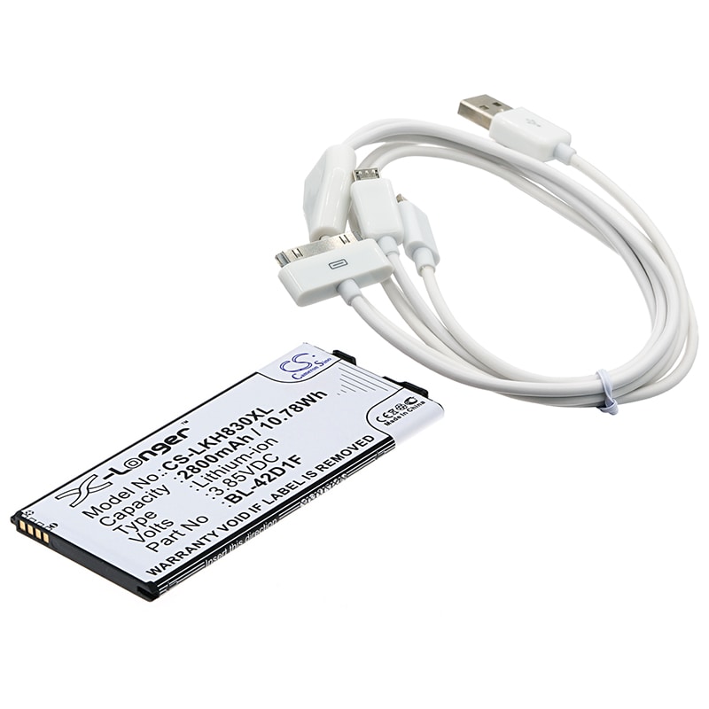 Batteri til sminkespeil for LG G5, H830, G5 Lite m.fl.