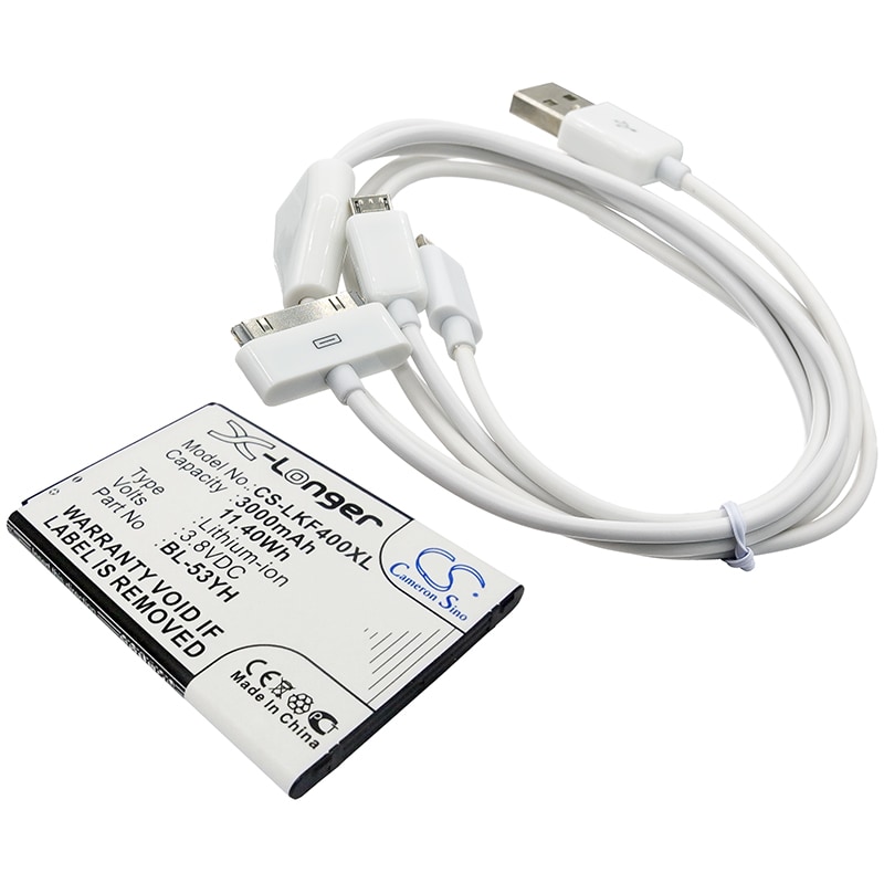 Batteri til sminkespeil for LG G3, D855, D855 LTE m.fl.