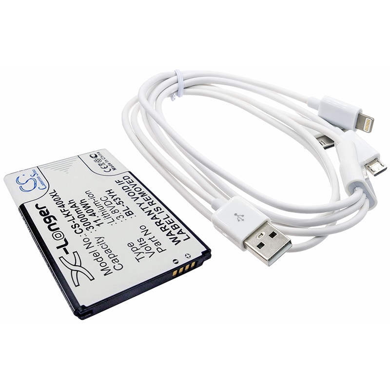 Batteri til sminkespeil for LG G3, D855, D855 LTE m.fl.
