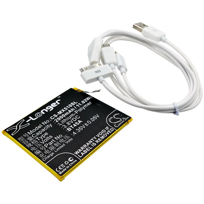 Batteri til sminkespeil for MeiZu Pro 5, Pro 5 Dual SIM, MX5 Pro m.fl.