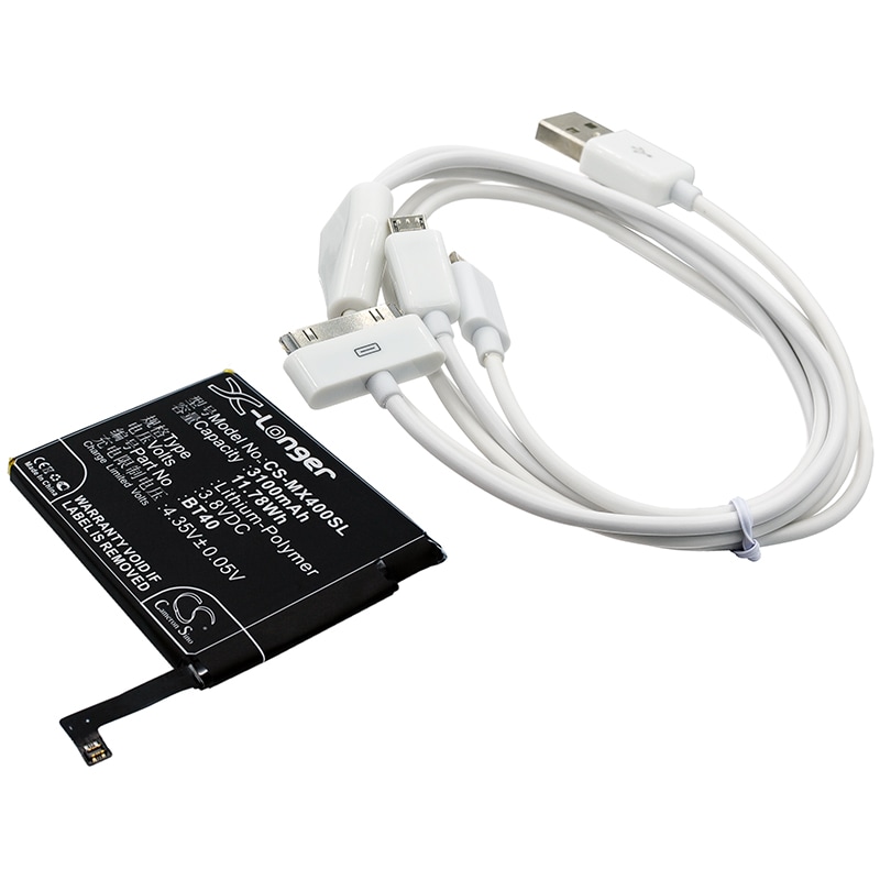 Batteri til sminkespeil for Meizu MX4