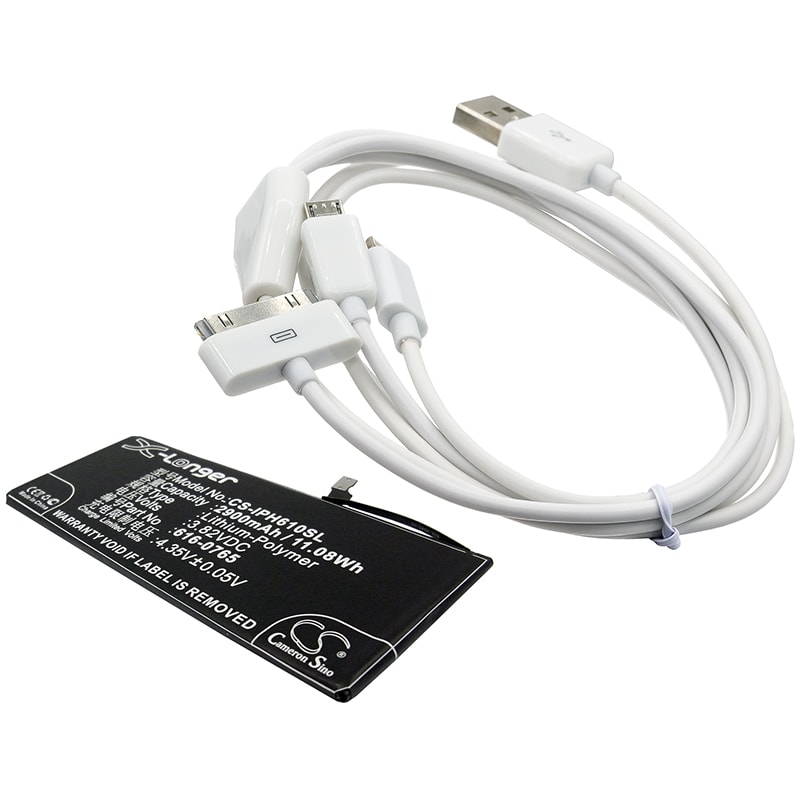Batteri til mobil, smarttelefon for Apple iPhone 6 Plus, iPhone 6 5,5, A1593 m.fl.
