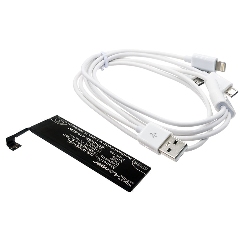Batteri til sminkespeil for Apple iPhone 5s, A1234, A1528 m.fl.
