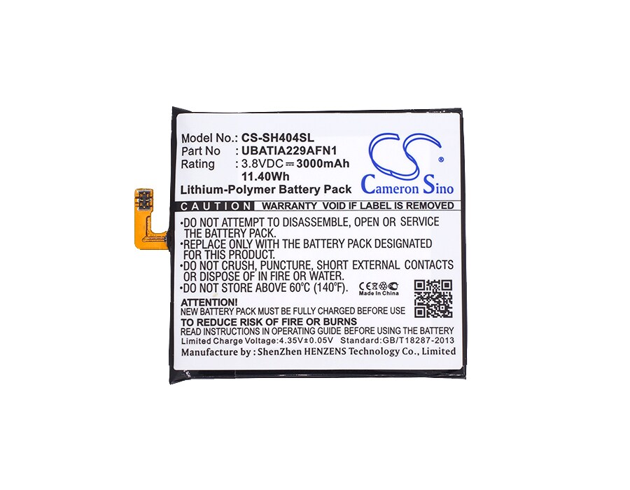 Batteri til mobiltelefon, smarttelefon for Sharp Aquos SHL23, Xx 404SH, Aquos Xx-Y