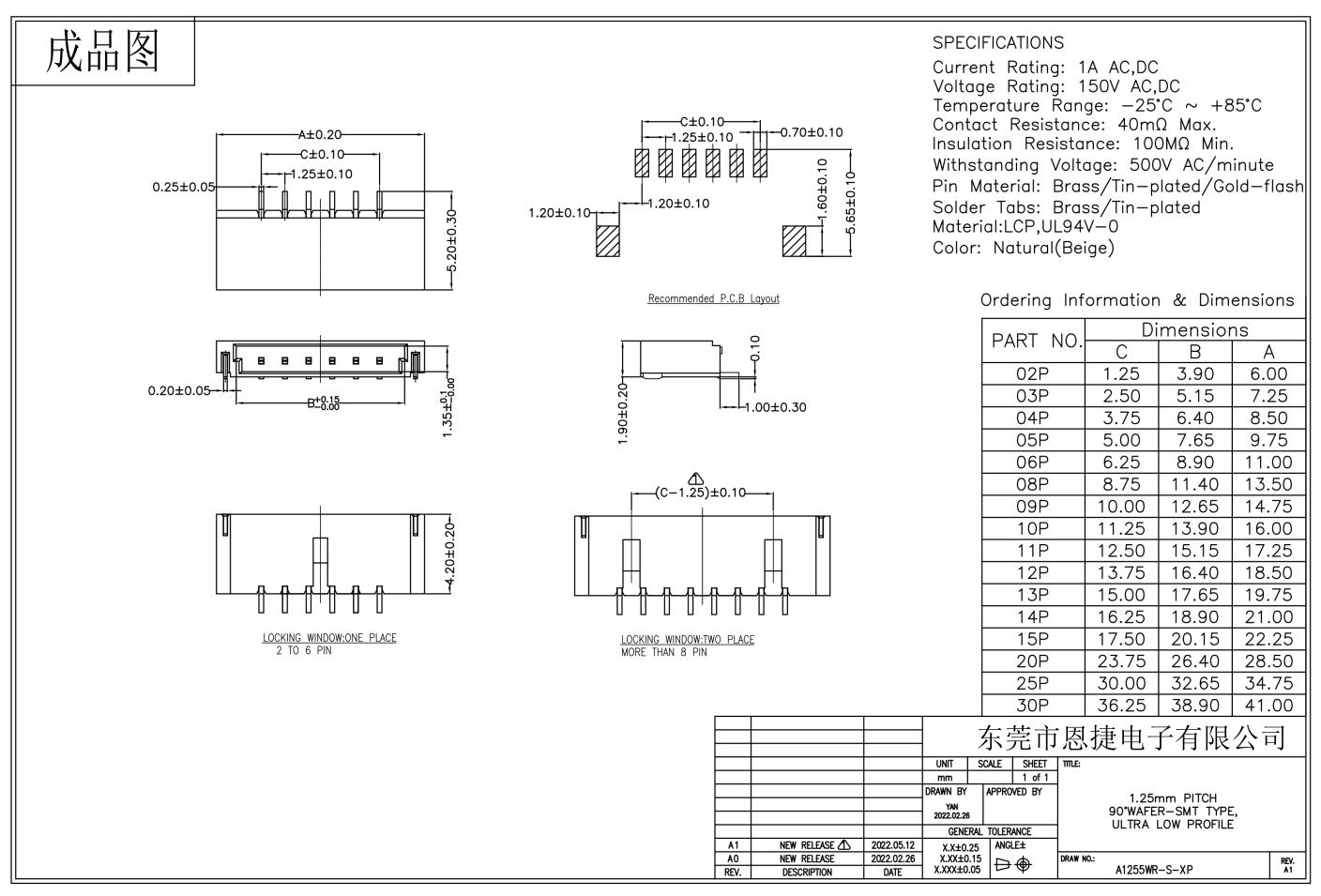 Batteri til verktøy for Counterpart A1255WR-S-XP