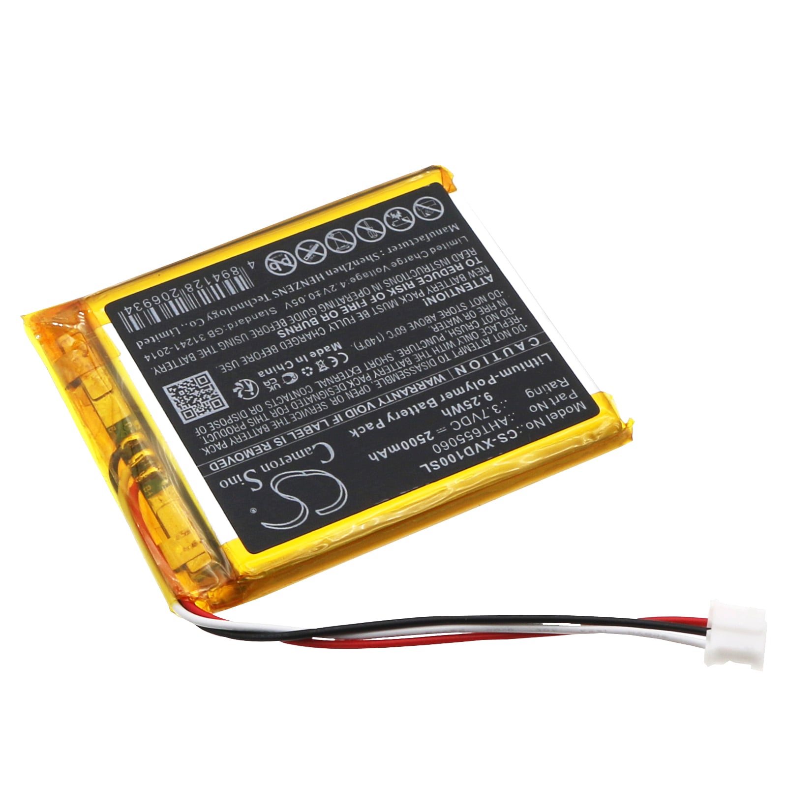 Batteri til diagnostisk skanner for Xhorse VVDI Key Tool Max-programmeringsenhet