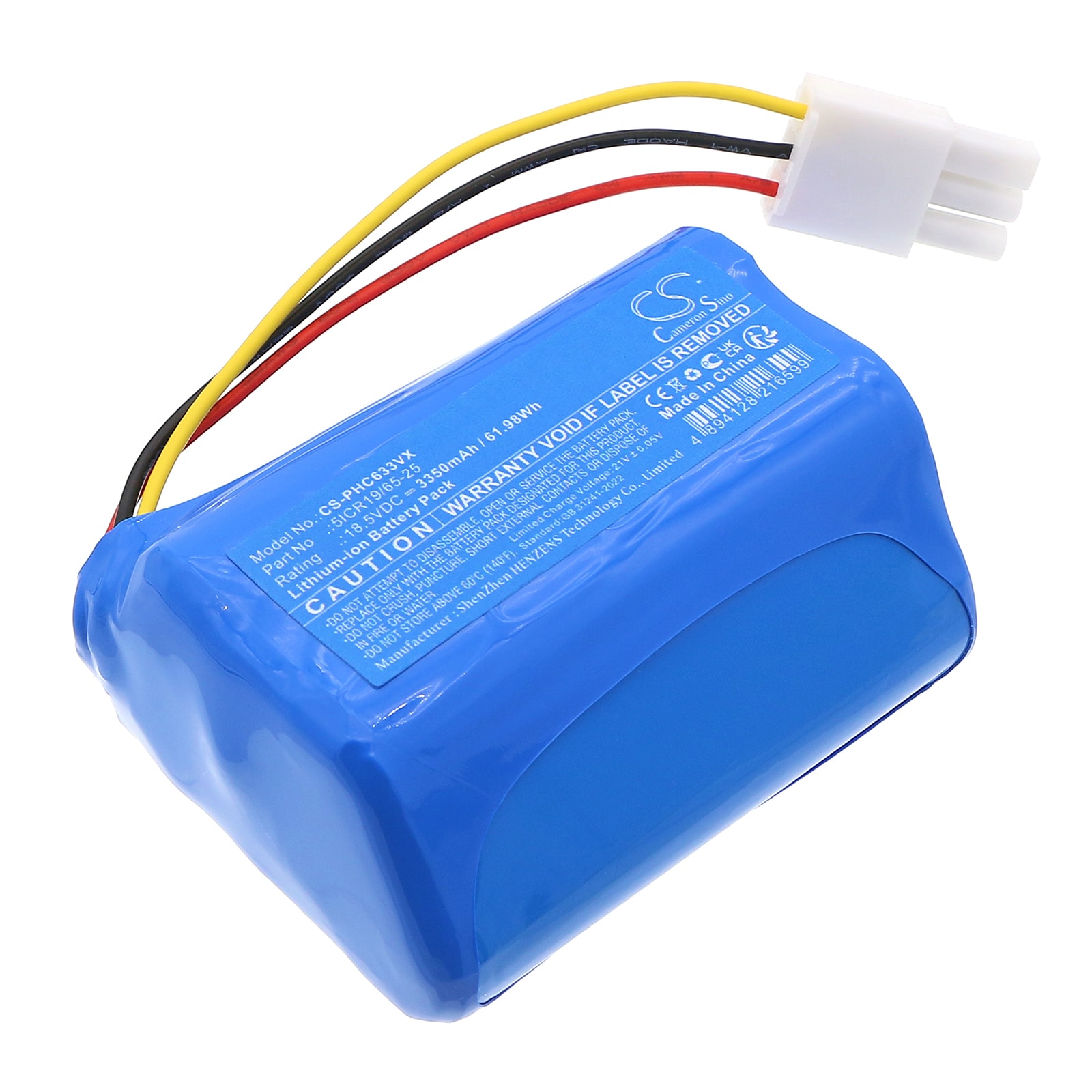 Batteri til støvsugeren Philips FC6231, FC6232, FC6331