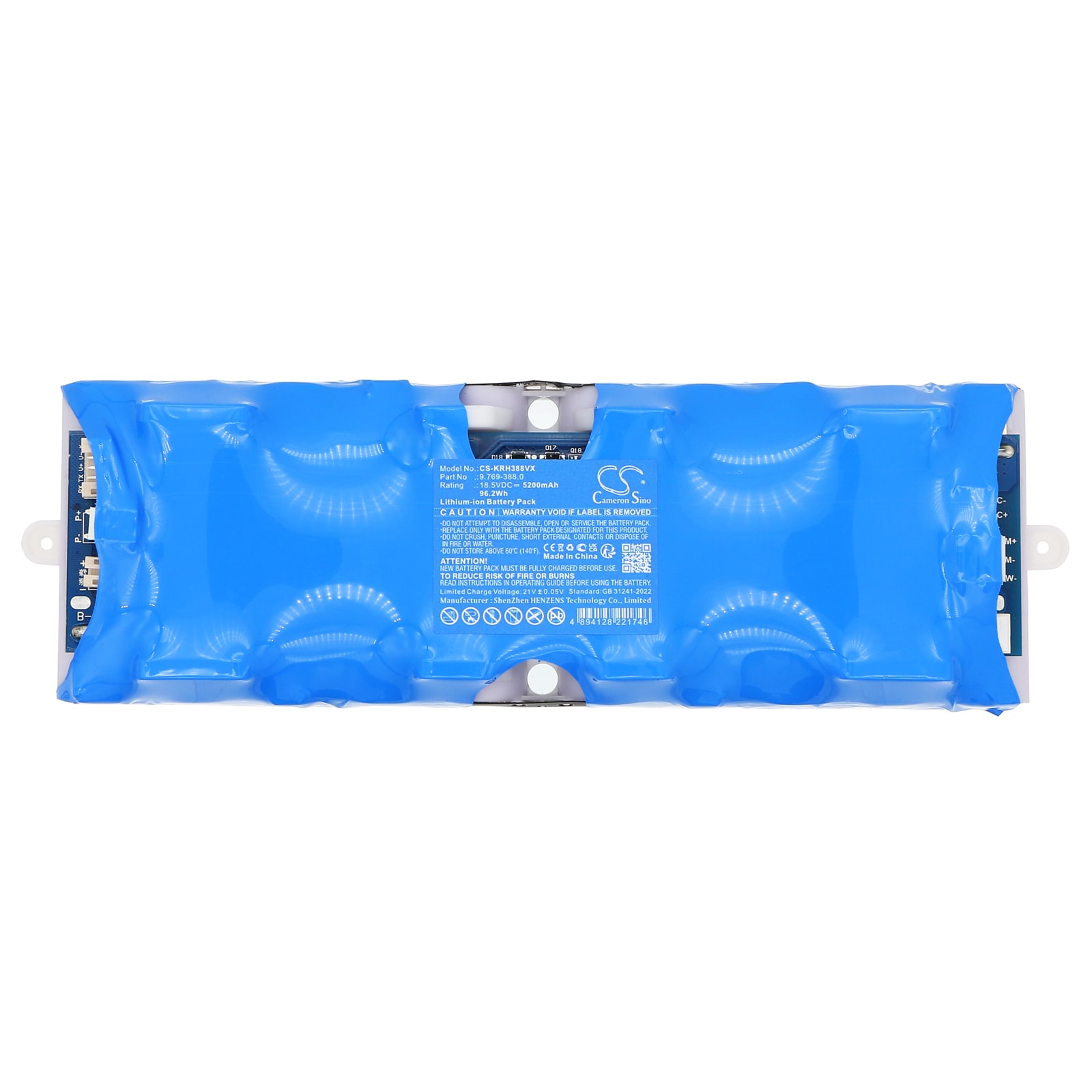 Batteri til gressklippere av typen Rowenta X-Clean 5, GZ5555EE, GZ5555EE/4QA m.fl.