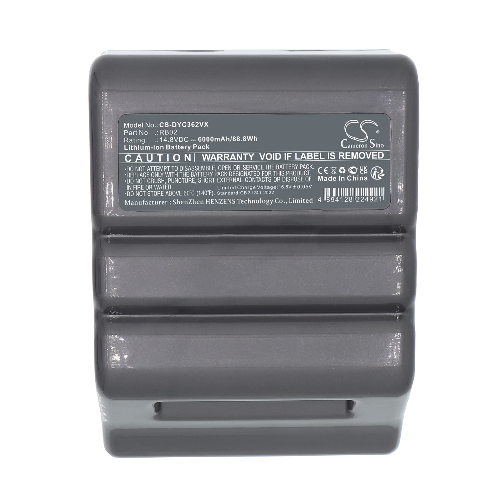 Batteri til Vakuum for Dyson 360 Heurist-robot,  265354,  RB02