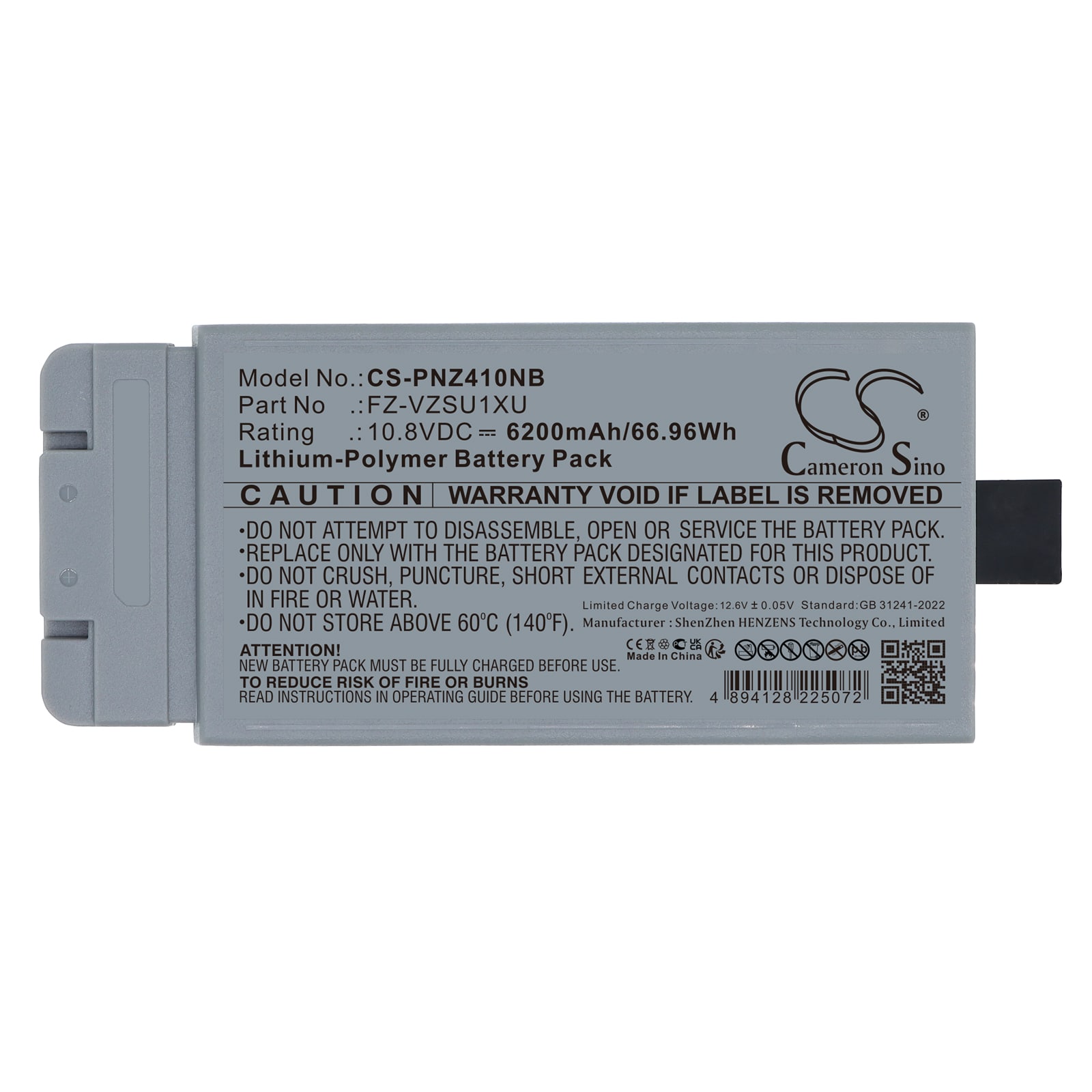 Batteri til bærbar PC, Notatbok for Panasonic FZ-40ABAACAJ, FZ-40ABAAXAJ