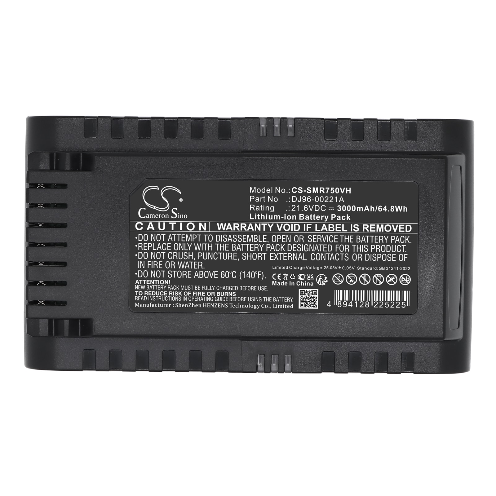 Batteri til Vakuum for Samsung Jet75, Jet90, Jet 70 m.fl.