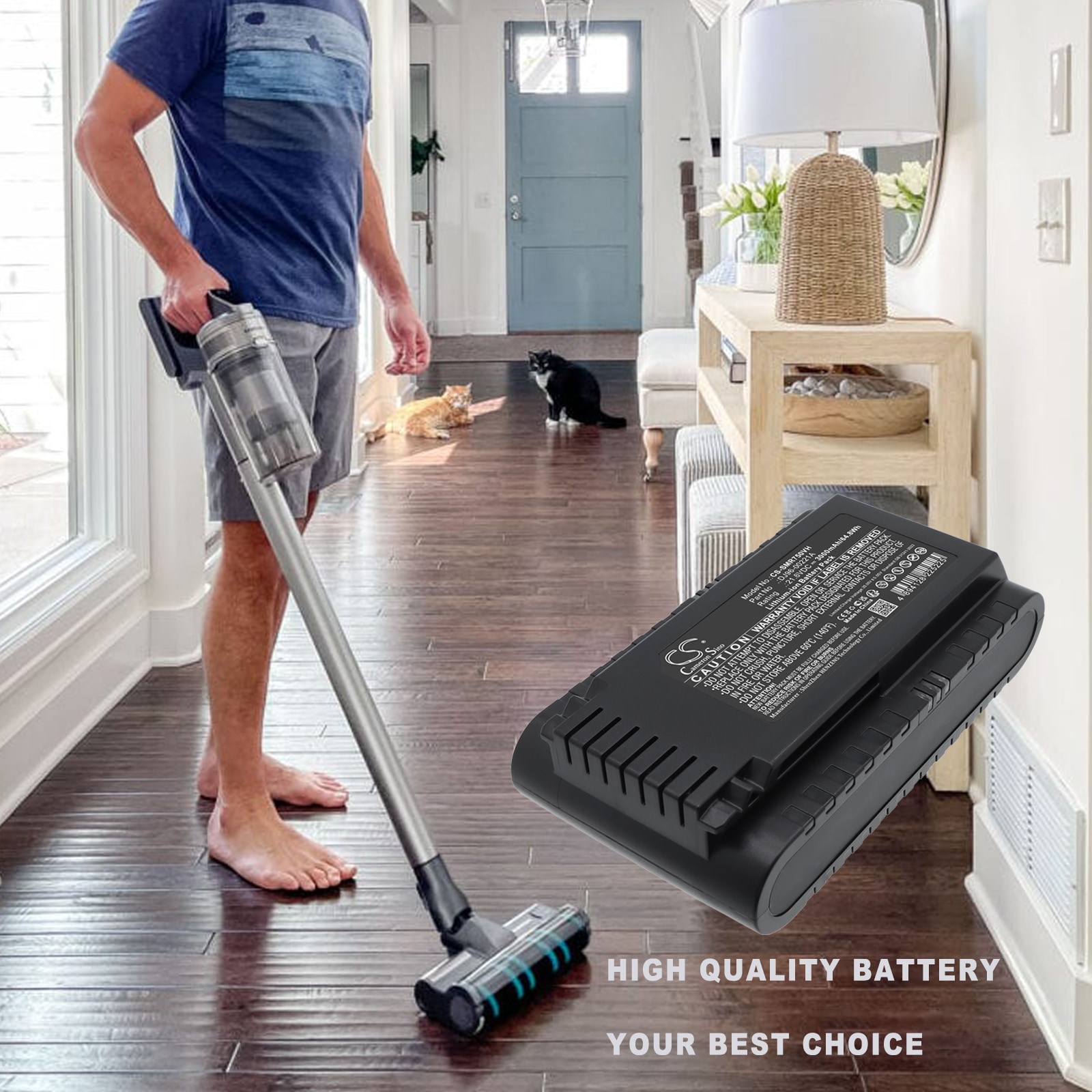 Batteri til Vakuum for Samsung Jet75, Jet90, Jet 70 m.fl.