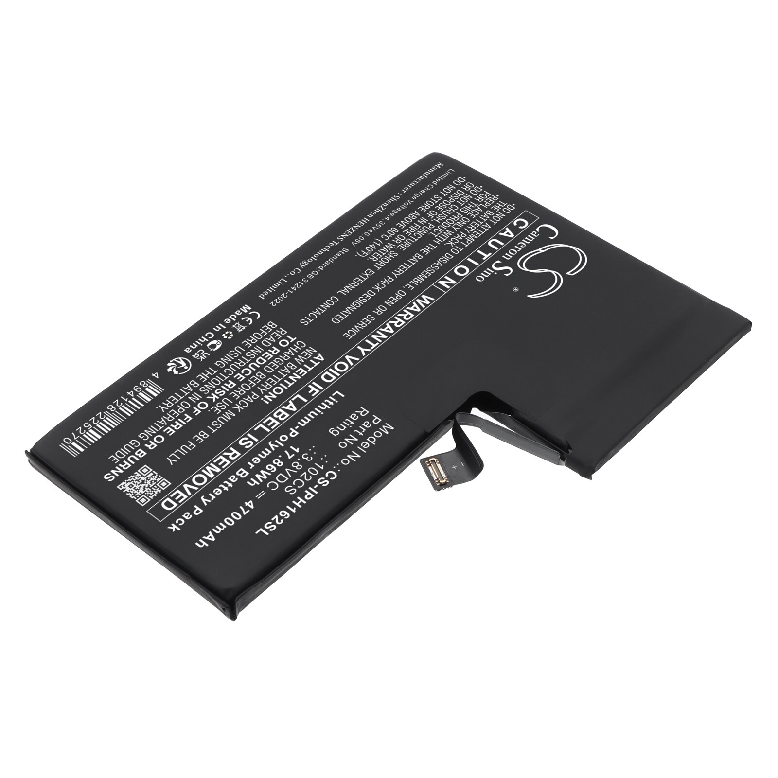 Batteri til mobiltelefon, smarttelefon for Apple  A3084 ,  A3295,  A3296 m.fl.