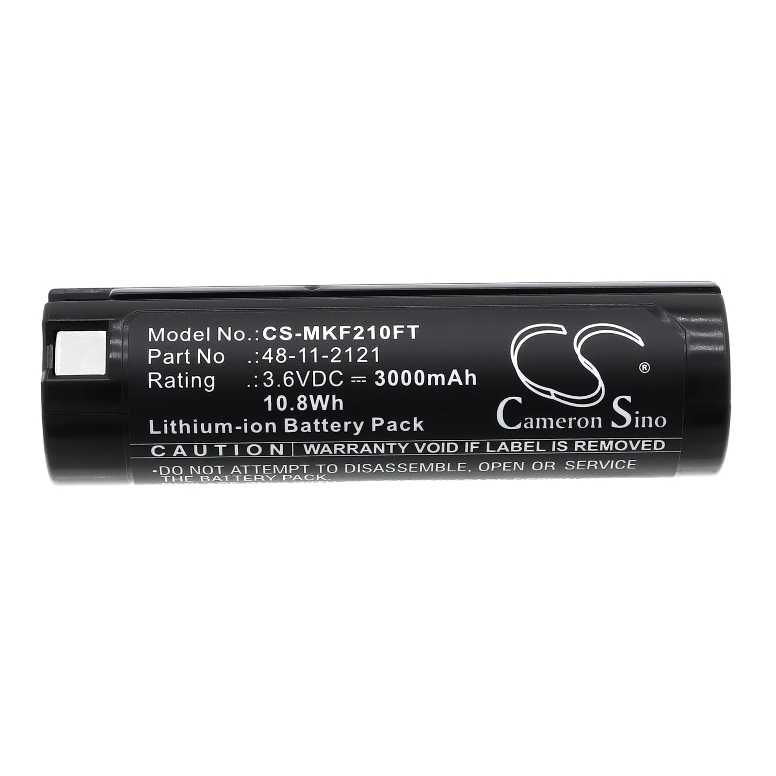 Batteri til lommelykt for Milwaukee 2112-21, 2114-21, 2128-21 m.fl.