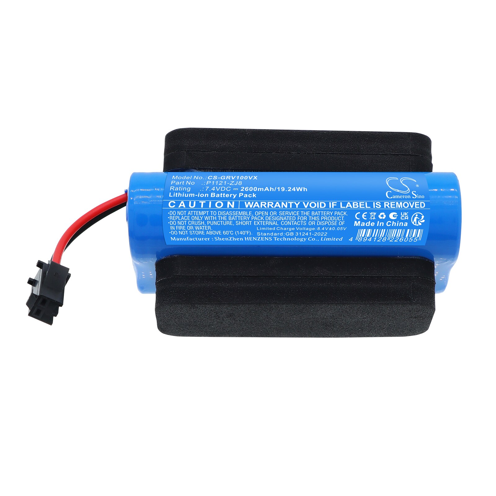 Batteri til støvsuger for GRE Electric Super Vac VCB10P